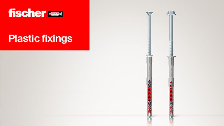 Frame fixing DuoXpand with countersunk head screw fischer international